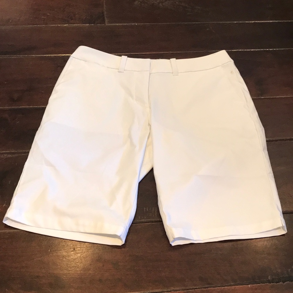 Nike white shorts